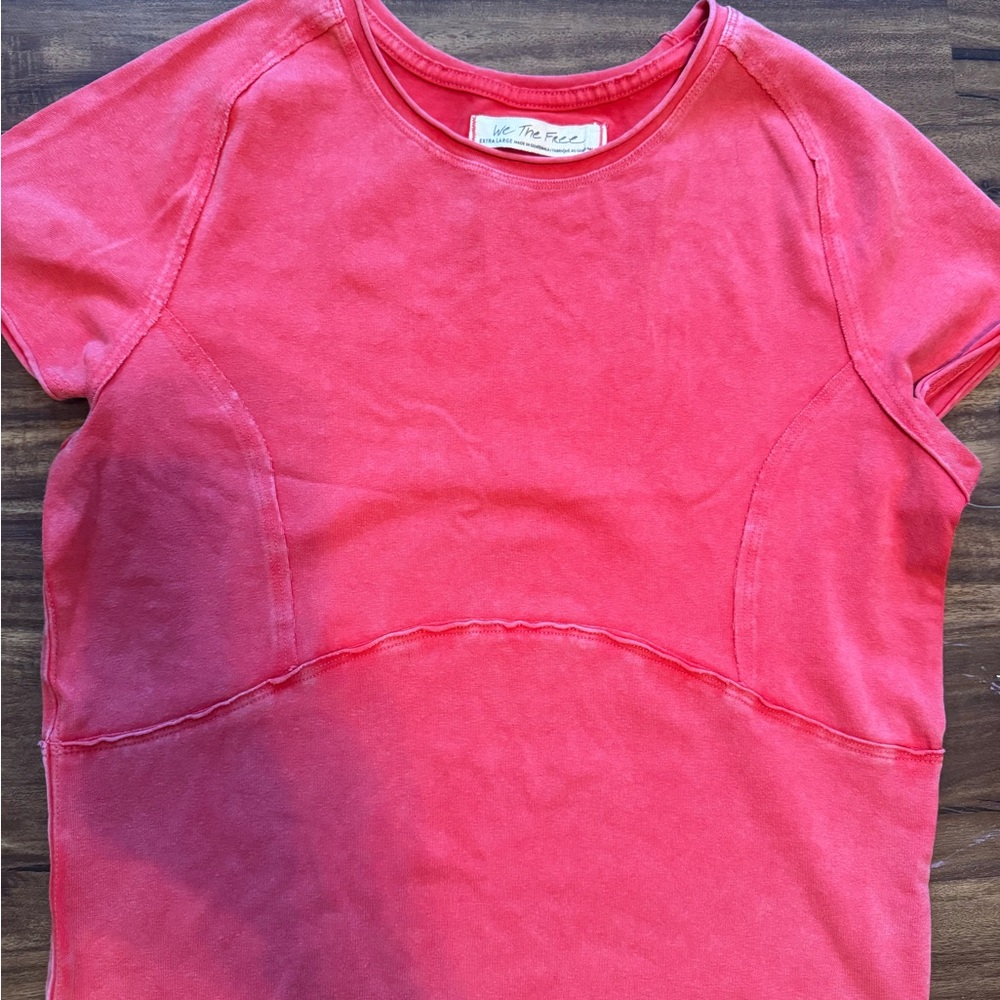 We The Free Red Crop Top